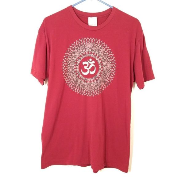 Ancient language Red Men's Tee t-Shirt Size L - Picture 1 of 6